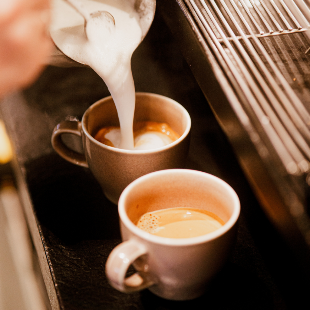 Leckerer Kaffee bei der Dorfbäckerei Ritter in Vörstetten