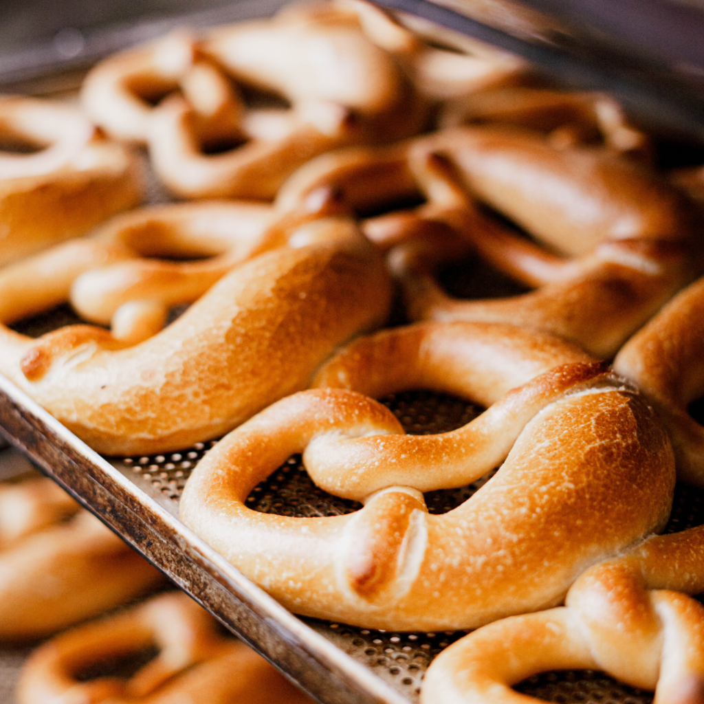 Frische Brezeln bei Bäckerei Burkard