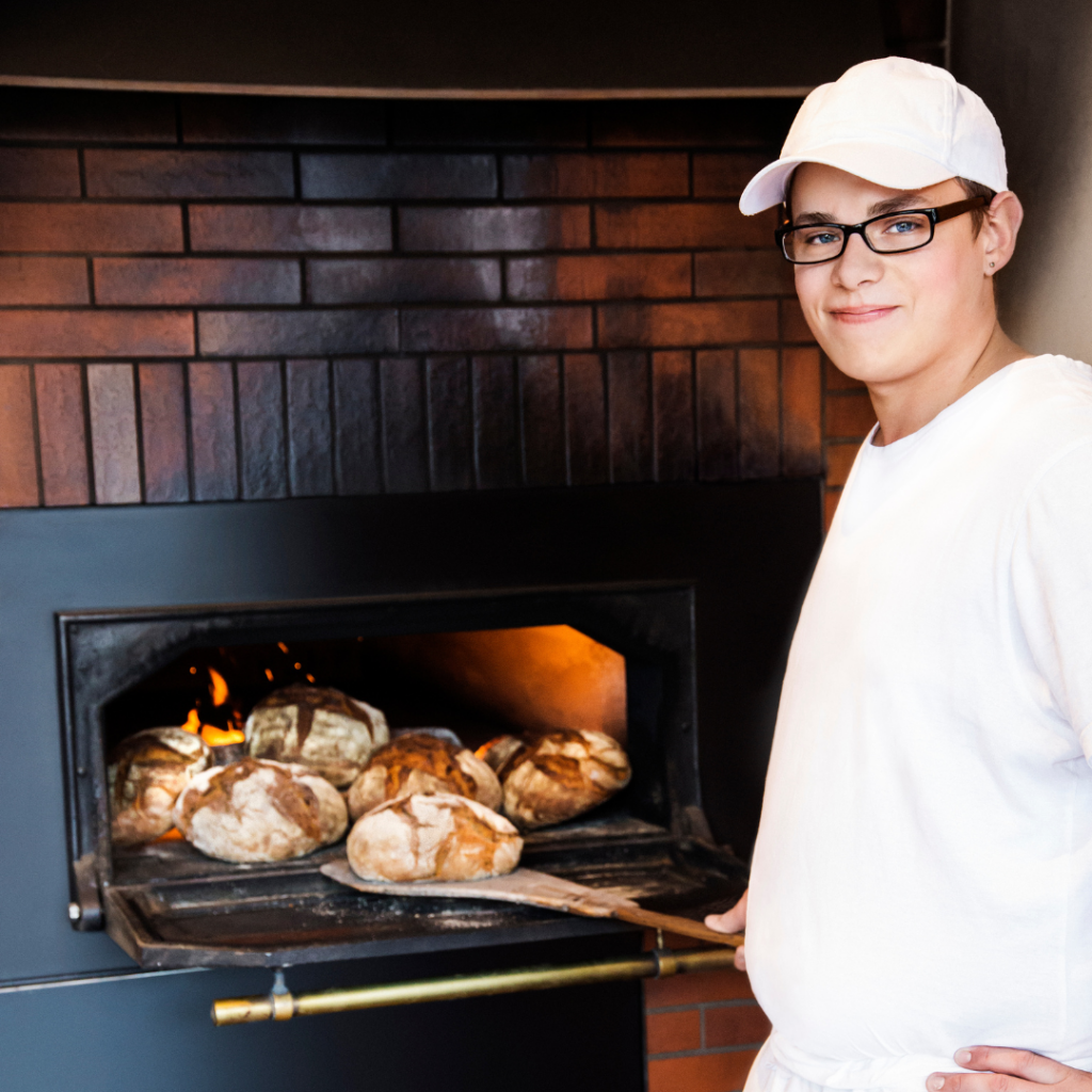 Azubi bei der Heidebäckerei Rehbock aus Neustadt am Rübenberge