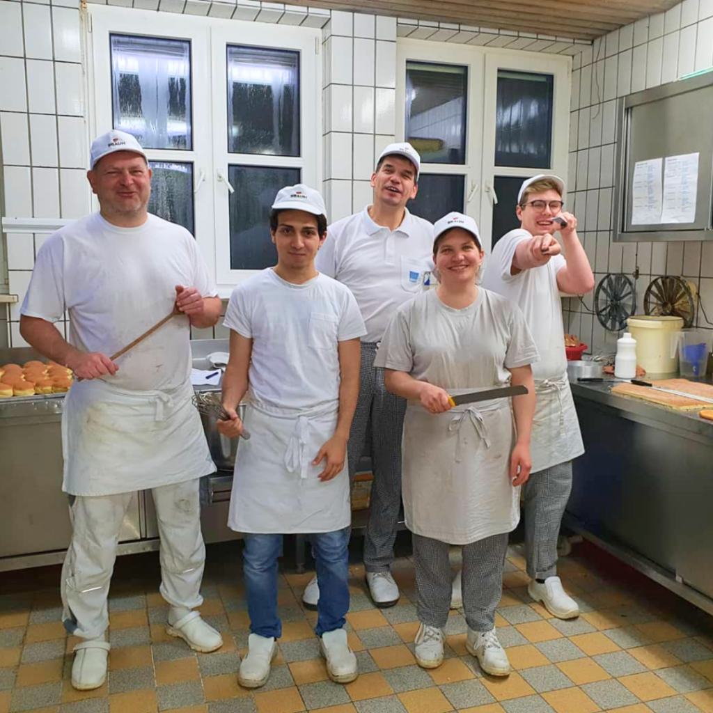 Konditorteam bei der Bäckerei Hermann aus Farenzhausen